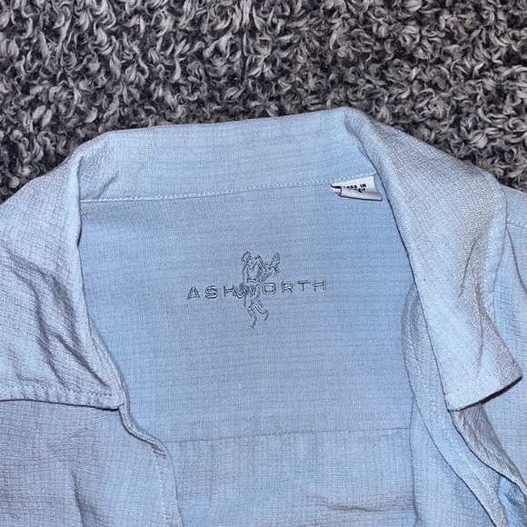 Button-Up Short Sleeve Blouse - Picture 2 of 2